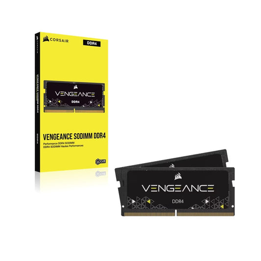 Corsair Vengeance Series 32GB (2 x 16GB) DDR4 SODIMM 3200MHz CL22 Memory Kit CMSX32GX4M2A3200C22