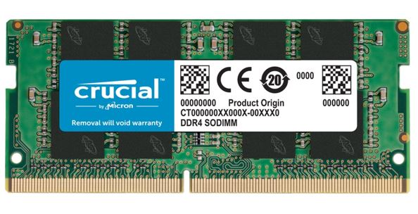 Crucial 16GB (1x16GB) DDR4 SODIMM 3200MHz CL22 1.2V Notebook Laptop Memory RAM ~CT16G4SFS832A CT16G4SFRA32A-P