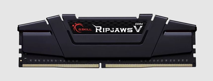 G.SKILL F4-3200C16S-32GVK 32GB (1 x 32GB)/ PC4-25600 / DDR4 3200 Mhz/ XMP 2.0/Timings 16-18-18-38/ Voltage 1.35V/ RipjawsV F4-3200C16S-32GVK