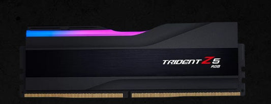 G.SKILL F5-6000J3636F16GX1-TZ5RK 16GB (1 x 16GB)/ XMP 3.0/EXPO/ DDR5 6000 MT/s/Timings 36-36-36-96/Voltage 1.35 V/ TZ5 RGB F5-6000J3636F16GX1-TZ5RK