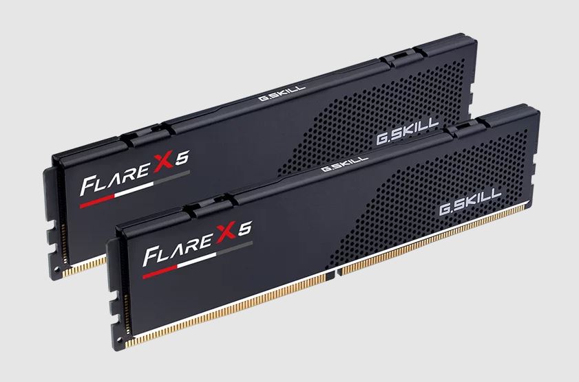 G.SKILL F5-6000J3636F32GX2-FX5 64GB (2 x 32GB)/ DDR5 6000 MT/s/ Timings 36-36-36-96/ Voltage 1.35 V/ Flare X5 / EXPO/XMP 3.0 F5-6000J3636F32GX2-FX5