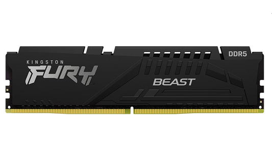 Kingston 16GB (1x16GB) DDR5 5600MT/s CL40 FURY Beast Black XMP Memory KF556C40BB-16-SP