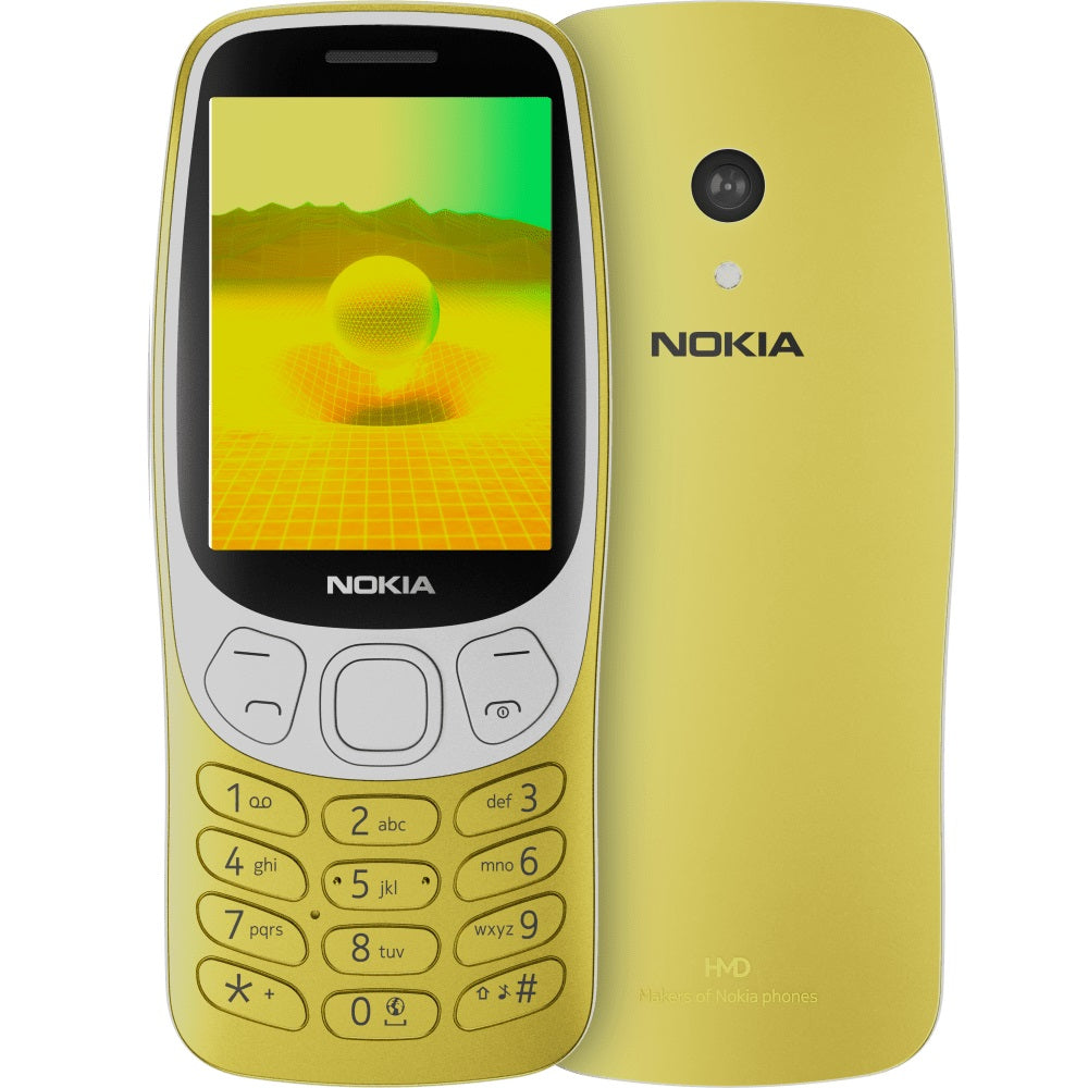 Nokia 3210 4G - Gold (1GF025CPD4L04) *AU STOCK*, 2.4', 2.8', 64/128MB, 2MP, Dual SIM, 1450mAh Removable, 2 Years Warranty 1GF025CPD4L04