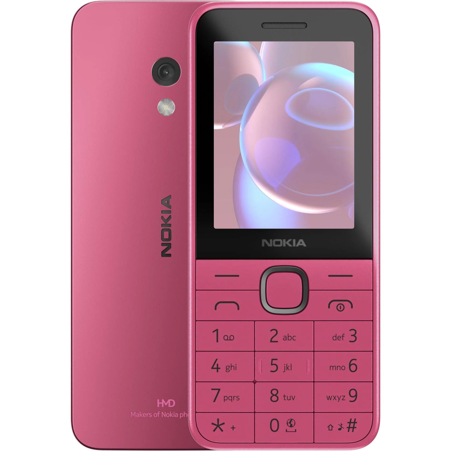 Nokia 225 4G Pink(1GF025FPC2L05)*AU STOCK*, 2.4', 64MB/128MB, 0.3MP, Dual SIM, 1150mAh Removable, Bluetooth v5.0, 2 Years Warranty 1GF025FPC2L05