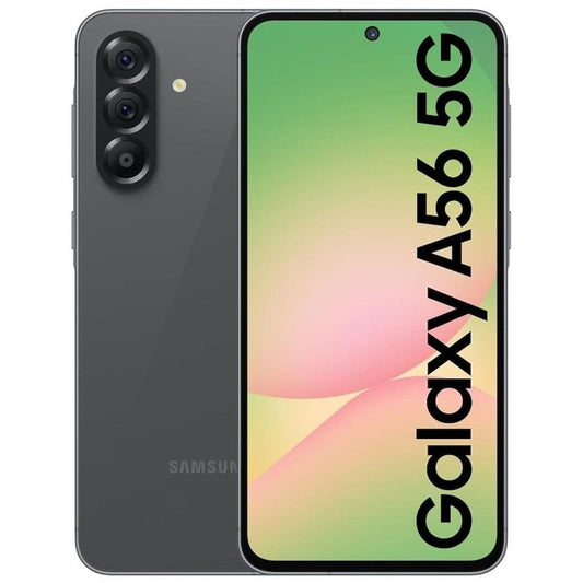 Samsung Galaxy A56 5G 128GB EE - Awesome Graphite *AU STOCK*, 6.7', Super AMOLED, 120Hz, 8GB/128GB, 50MP/12MP, Single+ eSIM, 5000mAh, 3 Years Warranty SM-A566BZKKSTS