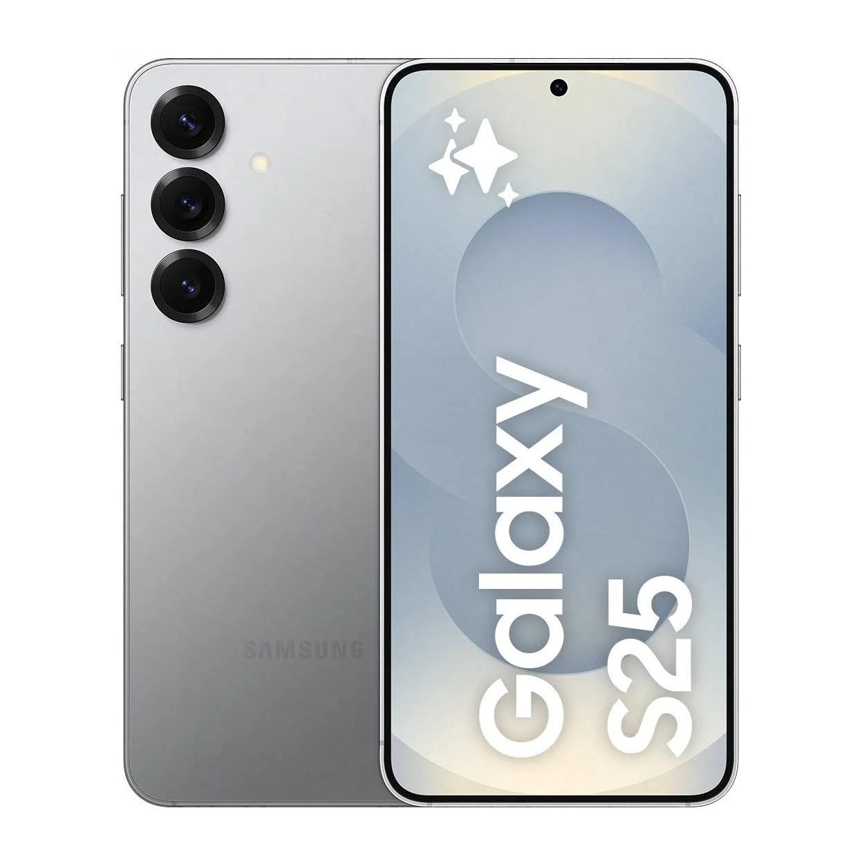 Samsung Galaxy S25 5G 256GB - Silver Shadow *AU STOCK*, 6.2', Full HD+, 120Hz, 12GB/256GB, 50MP/12MP, Single+ eSIM, AI, 4000mAh, 2 Years Warranty SM-S931BZSEATS