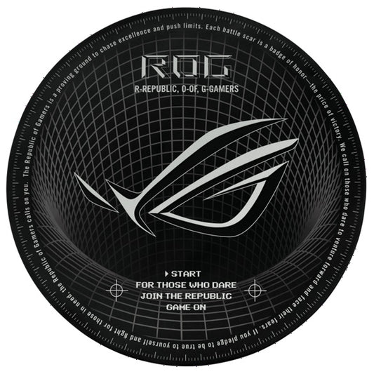 ASUS ROG Cosmic Mat II, floor mat, black, 87% rubber, 13% polyester, 117 cm length ROG COSMIC MAT II