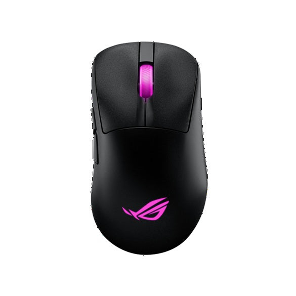 ASUS ROG Keris II Origin Gaming Mouse Black, ROG Micro Switch II, USB/Bluetooth/RF 2.4GHz, 8000 Hz, AURA Sync, 2 m paracord ROG KERIS II ORIGIN BLACK