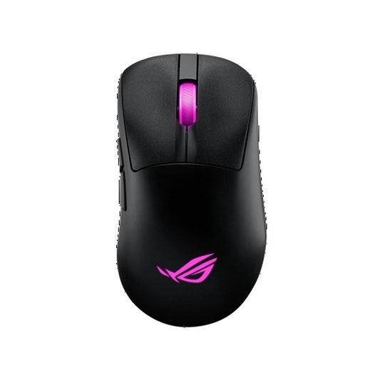 ASUS ROG Keris II Origin Gaming Mouse Black, ROG Micro Switch II, USB/Bluetooth/RF 2.4GHz, 8000 Hz, AURA Sync, 2 m paracord ROG KERIS II ORIGIN BLACK