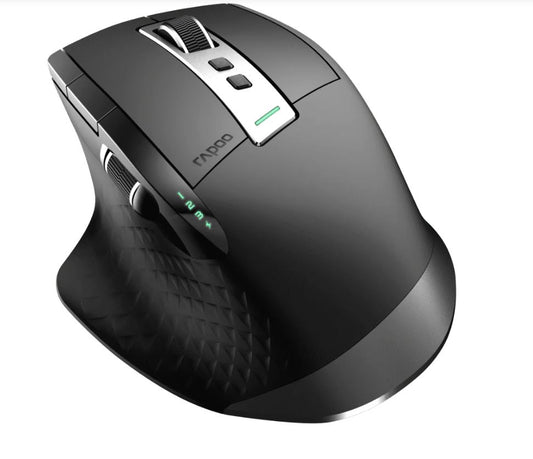 RAPOO MT750PLUS Multi-Mode Wireless Ergonomic Mouse - 800-4000 DPI Sensor Bluetooth 5.0 and 2.4 GHz MT750plus
