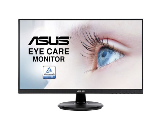 ASUS VA24DCP 23.8' Eye Care Monitor, Full HD, IPS, Frameless, USB-C, 65W PD, 75Hz, Adaptive-Sync/FreeSync, Low Blue Light, Flicker Free, Wall Mount VA24DCP