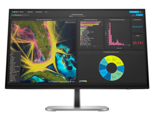 HP Series 5 524PF 23.8' / 24' 100Hz FHD IPS Monitor Anti-Glare 1920x1080 16:9 5ms Height Adjustment Tilt Pivot Swivel DP HDMI 4xUSB Hub 3yrs wty 9D9L6UT