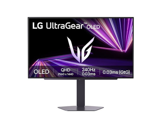 LG 27'UltraGear GX7 27-inch 240Hz OLED QHD Gaming Monitor |27GX704A | DisplayHDR True Black 400, 0.03ms (GtG), Glare Panel 27GX704A-B