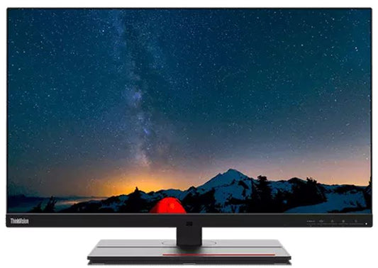 LENOVO ThinkVision P27U-20 27' 60Hz UHD IPS Monitor 4K 3840 x 2160 16:9 4ms IPS Height Adjustable Tilt Pivot Swivel HDMI DP RJ45 USB VESA 3yr wty 62CBRAR6AU