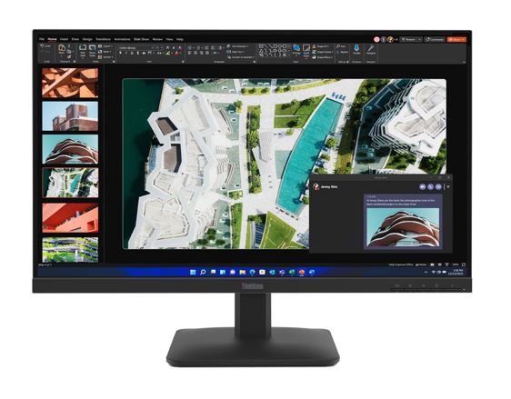 LENOVO ThinkVision S27-4E 27' FHD IPS Monitor 1920x1080 16:9 4ms 100Hz 300 cd/m² Anti-glare Tilt VGA HDMI VESA 3yr WTY Black 64BEKAR1AU