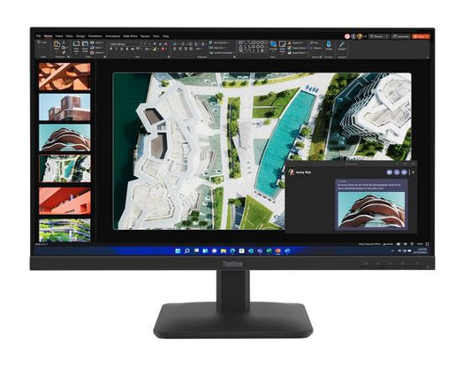 LENOVO ThinkVision S27-4E 27' FHD IPS Monitor 1920x1080 16:9 4ms 100Hz 300 cd/m² Anti-glare Tilt VGA HDMI VESA 3yr WTY Black 64BEKAR1AU