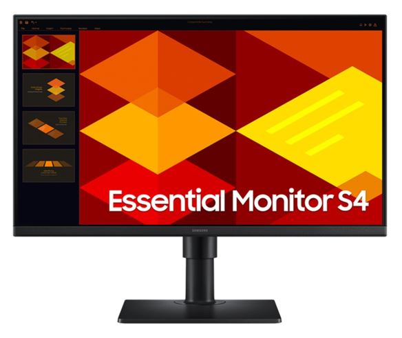 Samsung 24' S40GD FHD IPS Monitor 1920 x1080 16:9 100Hz 250cd/m2 FreeSync 5ms 2xHDMI DP USB Hub HAS VESA Tilt Swivel Pivot 3YR LS24D402GEEXXY