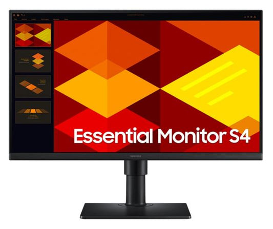 Samsung 24' S40GD FHD IPS Monitor 1920 x1080 16:9 100Hz 250cd/m2 FreeSync 5ms 2xHDMI DP USB Hub HAS VESA Tilt Swivel Pivot 3YR LS24D402GEEXXY