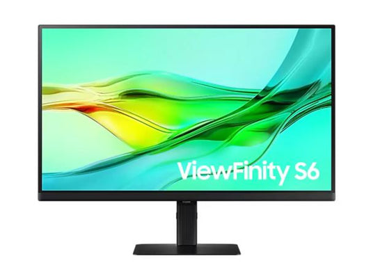 Samsung 23.8'/24' S60D ViewFinity 100Hz QHD USB-C IPS Monitor 2K 2560x1440 16:9 5ms Height Adjust Tilt Swivel Pivot DP1.4 HDMI USB-C HUB LAN HAS HDR10 LS24D600UEEXXY