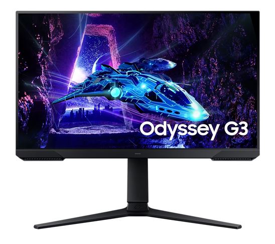 Samsung 23.8'/24' Odyssey G30D FHD Monitor 1920x1080 180Hz 16:9 250cd/m2 VA HDMI1.4 DP Headphone Tilt HAS Swivel Pivot VESA Gaming Monitor Black LS24DG302EEXXY