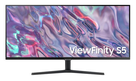 Samsung 34' ViewFinity S50GC UWQHD Ultra-Wide 3000:1 100Hz 3440x1440 21:9 5ms 250 cd/? HDR10 VA DP 2xHDMI Headphone Tilt Adjustable VESA Black 3Y WTY LS34C500GAEXXY