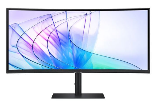 Samsung 34' ViewFinity S50GC UWQHD Ultra 3000:1 100Hz 3440x1440 21:9 5ms 350 cd/? HDR10 VA DP HDMI USB-C Hub LAN Webcam Tilt HAS Swivel VESA 3YR LS34C650VEEXXY