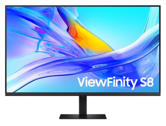Samsung 37' ViewFinity S8 UHD 4K 3840x2160 HDR10 16:9 60Hz 5ms 350 cd/? VA DP HDMI USB-C HUB Dock LAN HAS Tilt Swivel VESA Gaming Monitor Black 3YR LS37D800UAEXXY
