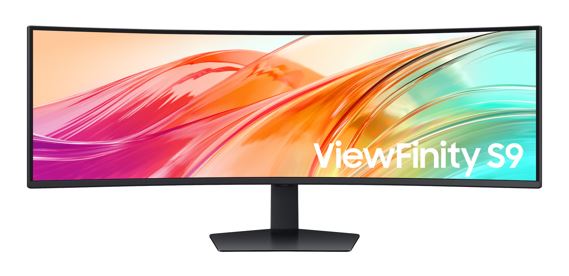 Samsung 49' ViewFinity Monitor Dual QHD 5120x1440 5ms 32:9 1000R Tilt Swivel Height Adjust VESA DisplayHDR 400 1xUSB-C DP 2xHDMI LAN Prot HAS Speaker LS49F950UAEXXY