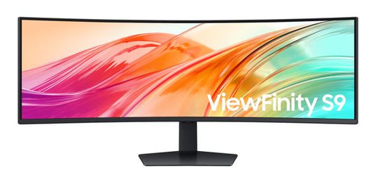 Samsung 49' ViewFinity Monitor Dual QHD 5120x1440 5ms 32:9 1000R Tilt Swivel Height Adjust VESA DisplayHDR 400 1xUSB-C DP 2xHDMI LAN Prot HAS Speaker LS49F950UAEXXY