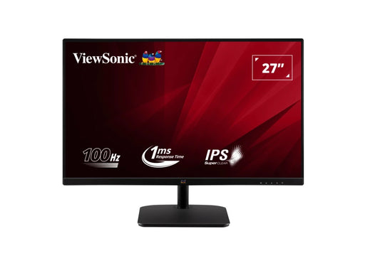 Retail BID - ViewSonic 27' Office Business, Super Clear IPS, 1ms 100hz, Ultra Slim Bezel, FHD, VGA, HDMI. VESA 100. 3Yrs AR. Monitor VA2732-H