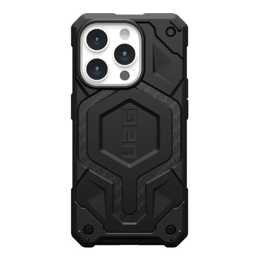 UAG Monarch Pro MagSafe Apple iPhone 15 Pro (6.1') Case - Carbon Fiber (114221114242), 25ft. Drop Protection(7.6M), 5 Layers of Protection 114221114242