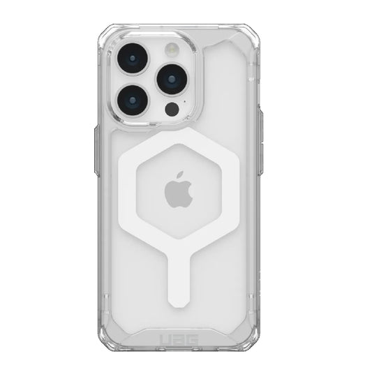 UAG Plyo MagSafe Apple iPhone 15 Pro (6.1') Case - Ice/White (114286114341), 16ft. Drop Protection (4.8M), Armored Shell, Air -Soft Corners 114286114341