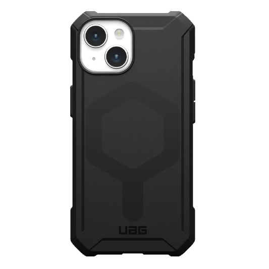 UAG Essential Armor MagSafe Apple iPhone 15 (6.1') Case - Black (114288114040), 15ft. Drop Protection(4.6M), Raised Screen Surround, Slim 114288114040