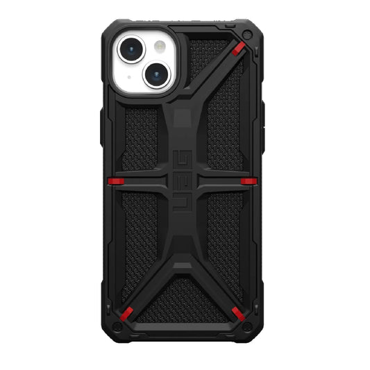 UAG Monarch Kevlar Apple iPhone 15 Plus (6.7') Case - Kevlar Black (114309113940), 20ft. Drop Protection (6M), 5 Layers of Protection, Tactical Grip 114309113940