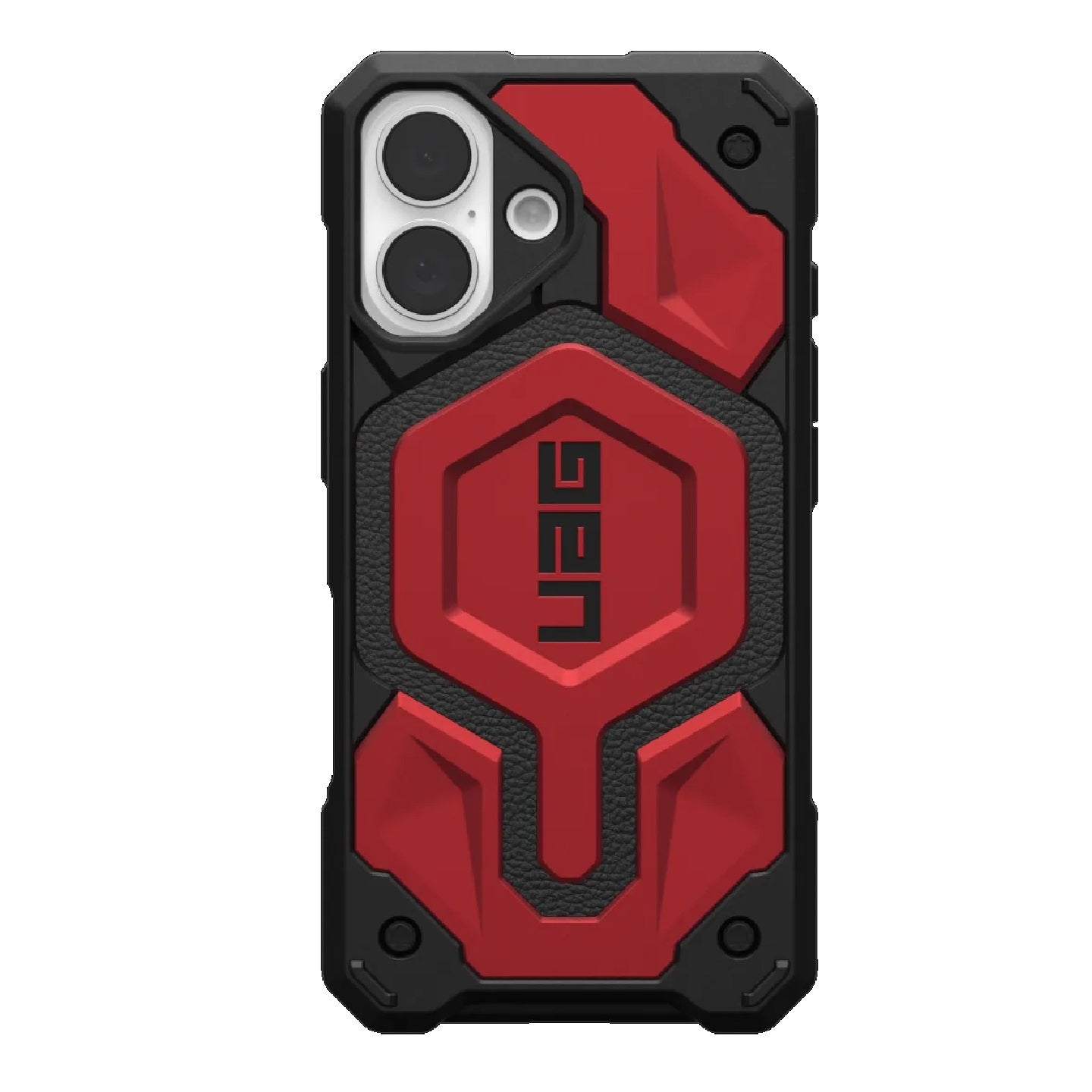 UAG Monarch Pro Apple iPhone 16 (6.1') Rugged Case - Crimson (114458119494), 25ft. Drop Protection(7.6M), Built-in Magnet for MagSafe, 10 Years Warranty 114458119494