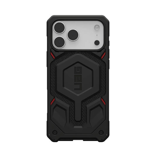UAG Monarch Pro MagSafe Kevlar Apple iPhone 17 Pro (6.3') Rugged Case - Kevlar Black (114513113940), 25ft. Drop Protection (7.6M), 10 Years Warranty 114513113940