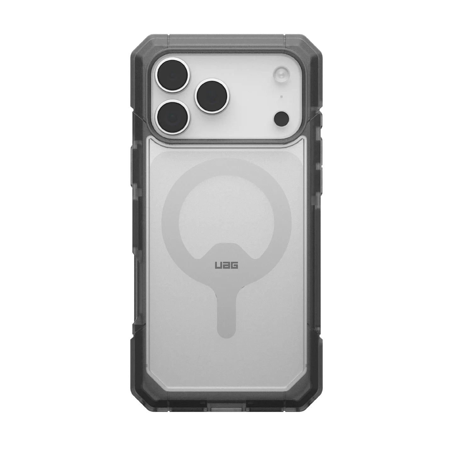 UAG Trooper MagSafe Apple iPhone 17 Pro (6.3') Rugged Case - Clear/Ash (114521114G31), 30 ft. Drop Protection (9.1M), 2 Piece Design, 10 Years Warranty 114521114G31