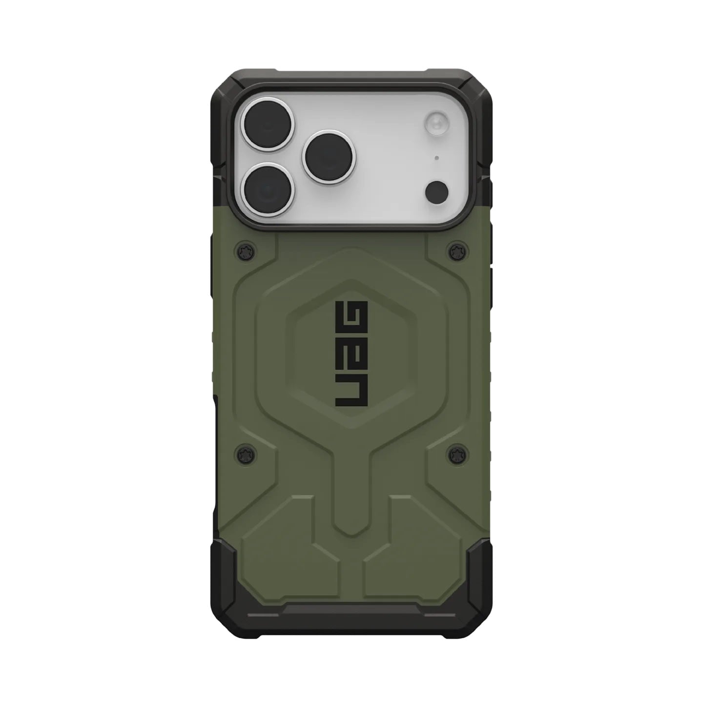 UAG Pathfinder MagSafe Apple iPhone 17 Pro (6.3') Rugged Case - Olive (114548117272), 18ft. Drop Protection (5.5M), 10 Years Warranty 114548117272