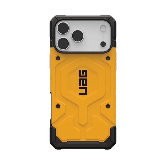 UAG Pathfinder MagSafe Apple iPhone 17 Pro (6.3') Rugged Case - Heritage Yellow (114548118282), 18ft. Drop Protection (5.5M), 10 Years Warranty 114548118282