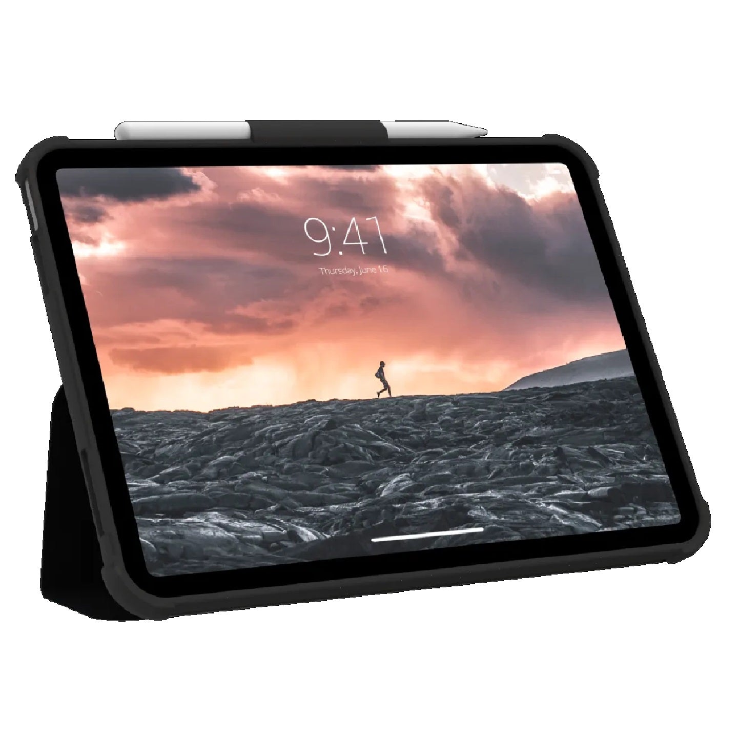 UAG Plyo Apple iPad (11') 11th Gen (A16) / iPad 10th Gen (10.9') Folio Rugged Case (Black/Ice) - DROP+ Military Standard, 1 Year Warranty 123392114043