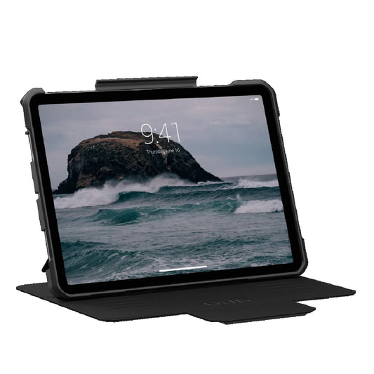 UAG Metropolis SE Apple iPad Air M2 (11') (6th Gen) Folio Rugged Case - Black (124473114040), DROP+ Military Standard, Adjustable Stand, Pencil Holder 124473114040