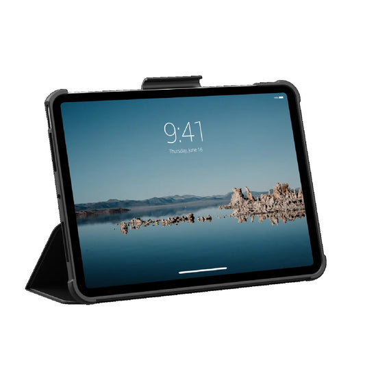 UAG Plyo Apple iPad Pro M4 (11') (5th Gen) Folio Rugged Case - Black/Ice (124477114043), DROP+Military Standard, Raised Screen Surround, Armor Shell 124477114043