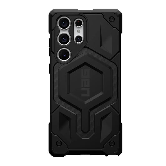 UAG Monarch Pro Magnetic Samsung Galaxy S23 Ultra 5G (6.8') Rugged Case - Carbon Fiber (214140114242), 25ft. Drop Protection (7.6M) 214140114242