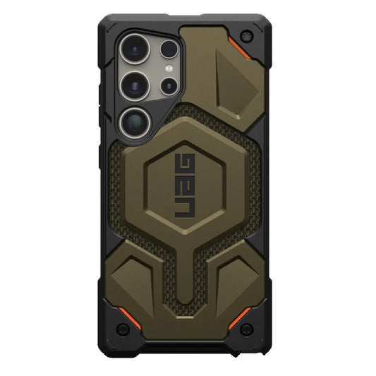 UAG Monarch Kevlar Samsung Galaxy S24 Ultra 5G (6.8') Case - Elemental Green (21441511397B), 20ft. Drop Protection (6M), Multiple Layers, Tactical Grip 21441511397B