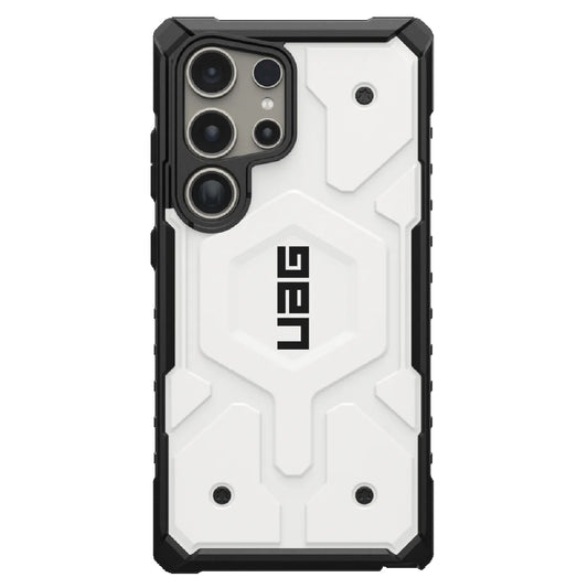 UAG Pathfinder Pro Magnetic Samsung Galaxy S24 Ultra 5G (6.8') Case - White (214424114141), 18ft. Drop Protection (5.4M), Raised Screen Surround 214424114141