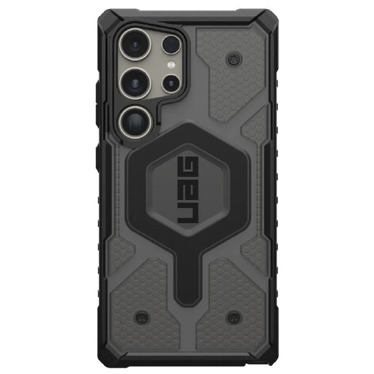 UAG Pathfinder Clear Pro Magnetic Samsung Galaxy S24 Ultra 5G (6.8') Case - Ash (214427113131), 18ft. Drop Protection (5.4M), Raised Screen Surround 214427113131