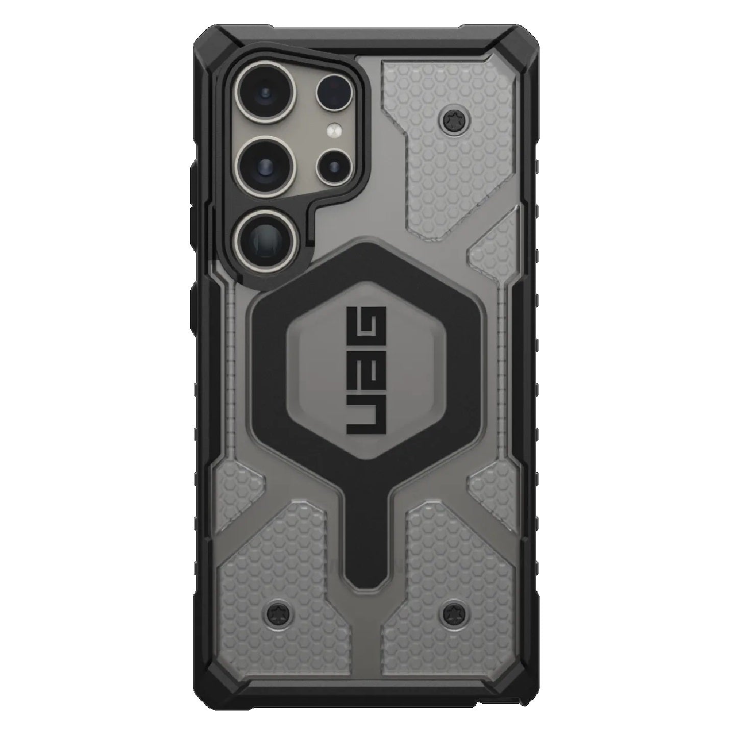 UAG Pathfinder Clear Pro Magnetic Samsung Galaxy S24 Ultra 5G (6.8') Case - Ice (214427114343), 18ft. Drop Protection (5.4M), Raised Screen Surround 214427114343