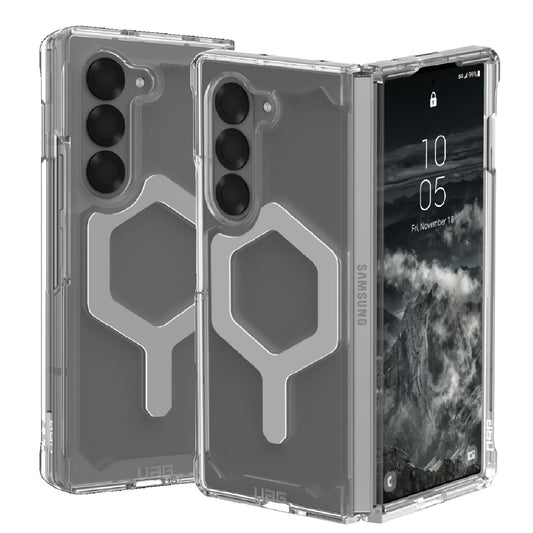 UAG Plyo Pro Samsung Galaxy Z Fold6 5G (7.6') Rugged Case - Ice/Silver (214453114333), DROP+ Military Standard, Air-soft Corners, 10 Years Warranty 214453114333