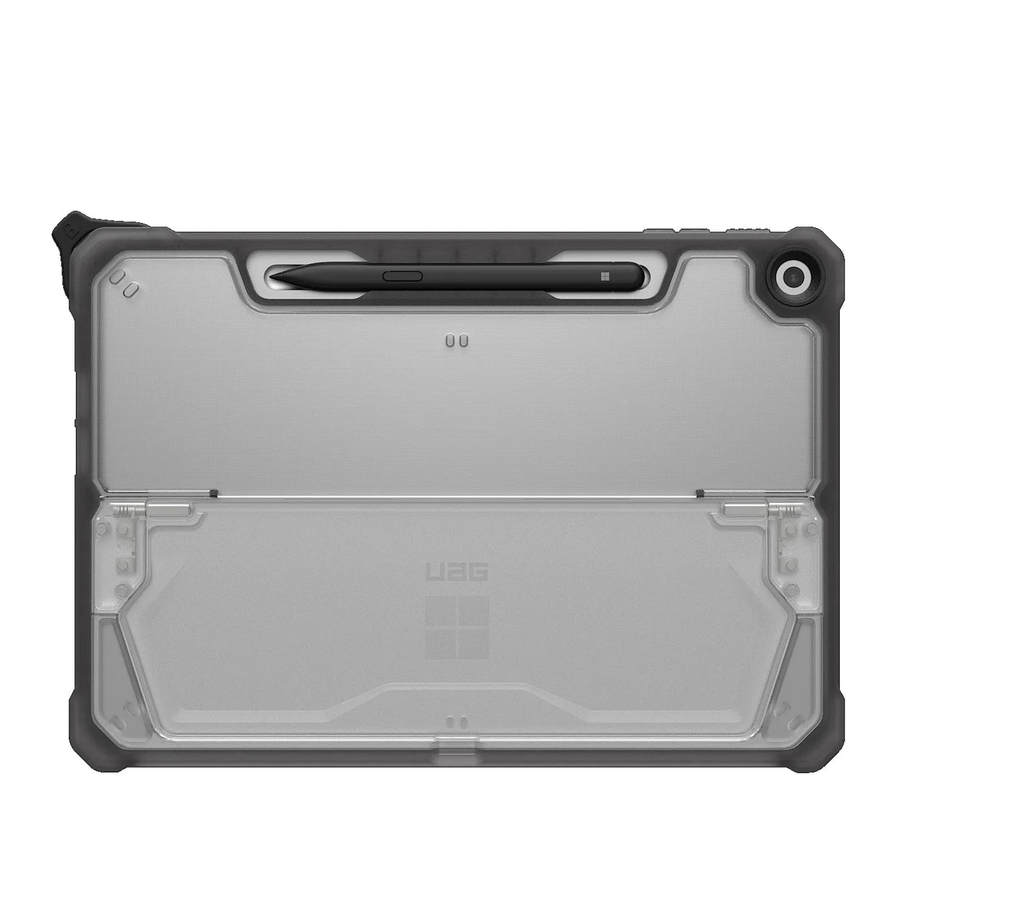 UAG Plyo Microsoft Surface Pro 12 Rugged Case -Ice/Ash (324021114331), Pen holder, Impact Resistant Soft Core, Built-in Kickstand 324021114331