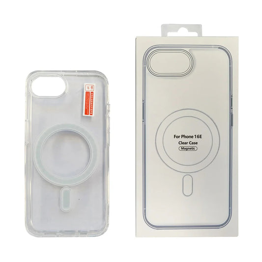 USP Apple iPhone 17e / iPhone 16e (6.1') Clear Case with MagSafe - Built-in magnets, Scratch Resistant, Crystal Clear, Shockproof, 5 Years Warranty 6976552043359